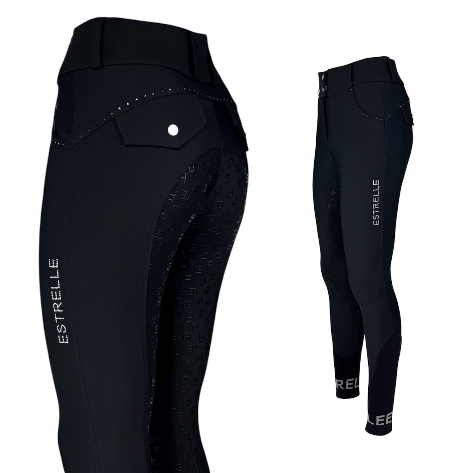 BLACK SIGN 　Breeches　Pants　3２ ED Signature Breeches black – ESTRELLE