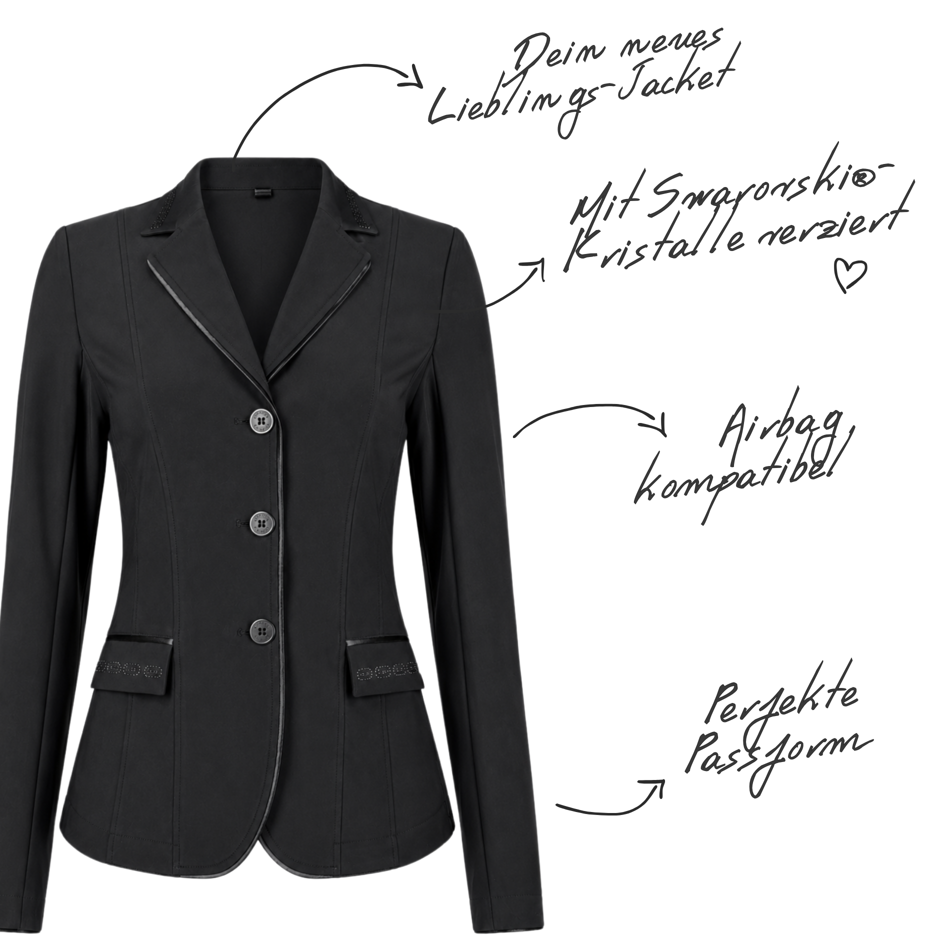 ED-Crystal Chain Turnierjacket