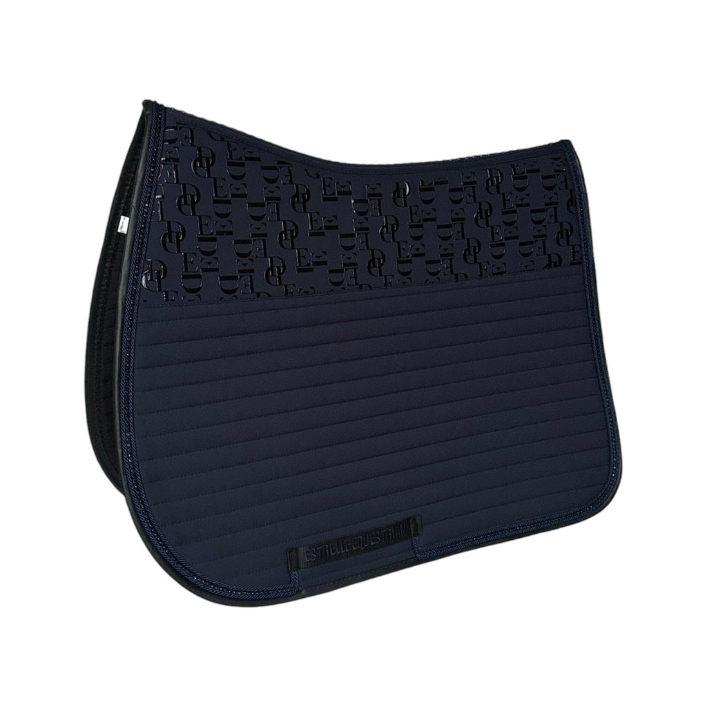 Jersey Grip Tec. Dressage Saddle Pad - Dark Navy