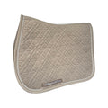 ED-Velvet saddle pad, beige