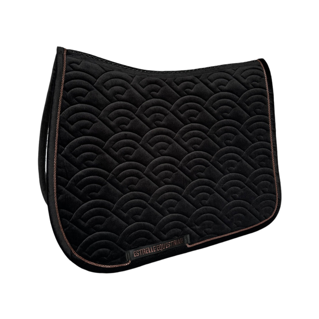 ED-Ocala Velvet saddle pad JP black