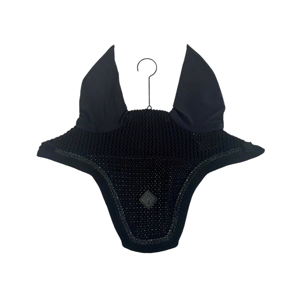 ED-Crystal fly bonnet, black