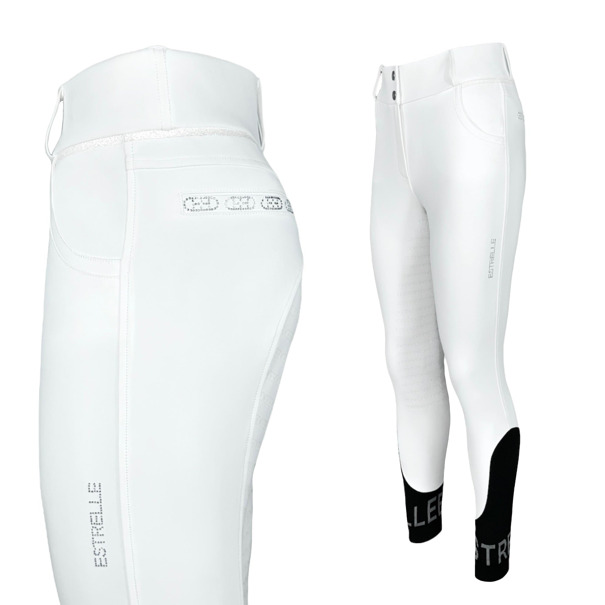ED-Crystal Chain Riding Breeches