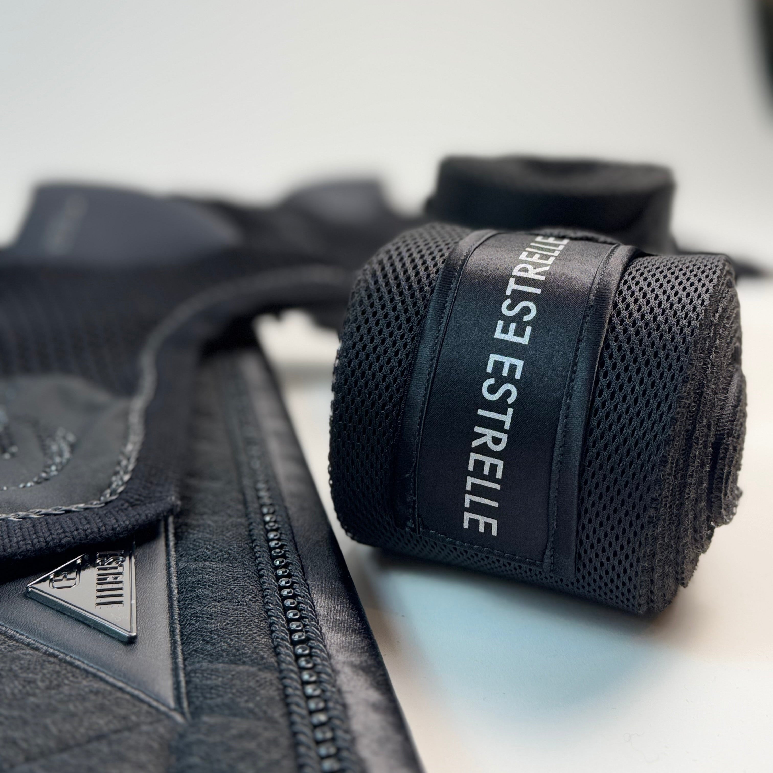 ED-Black Diamond Dressage Saddle Pad - Black