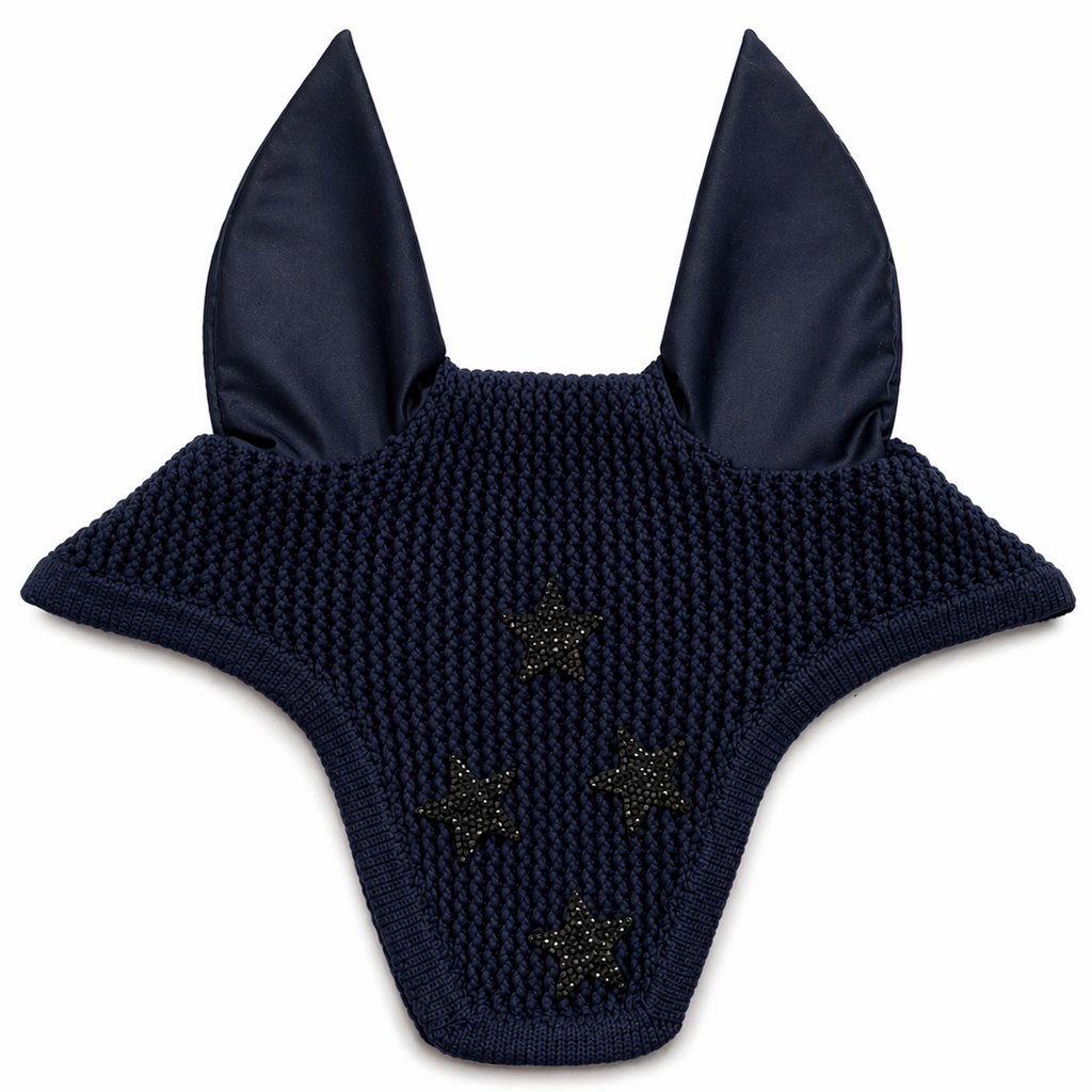 ED-Ocala Velvet Fly Mask, Black
