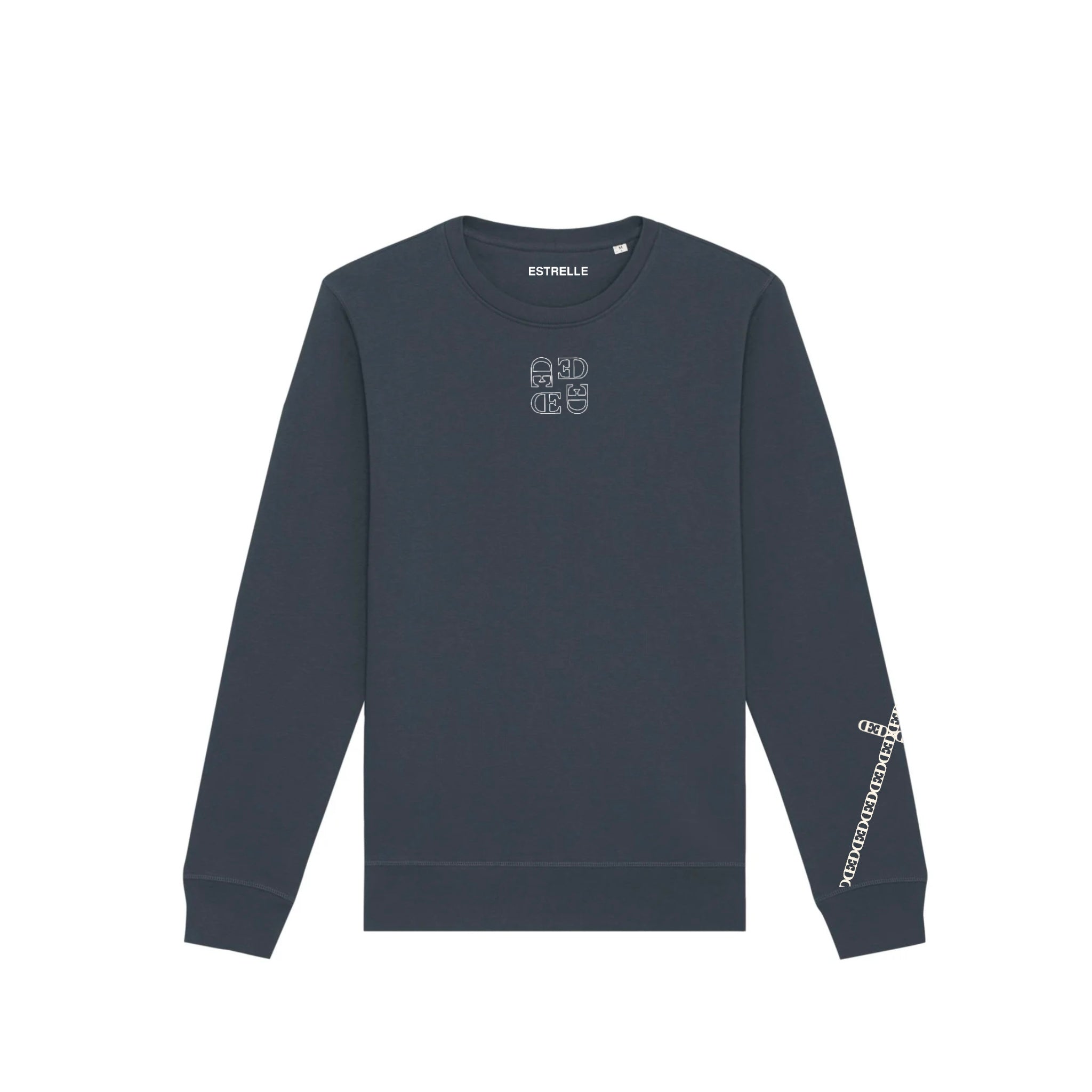 ED-Signature Sweater Unisex Ink Blue