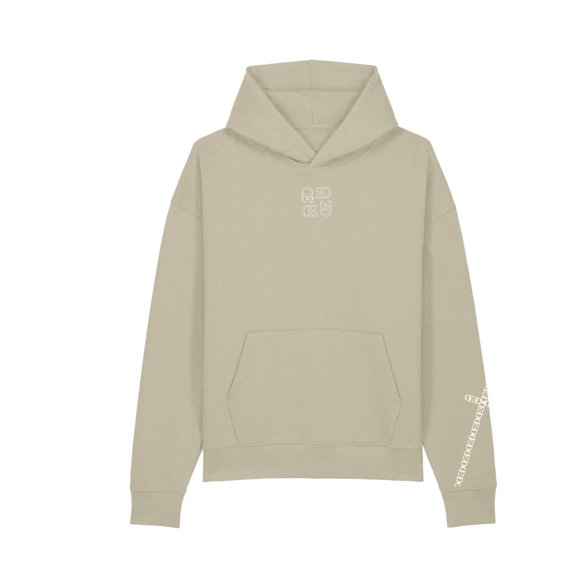 ED-Signature Hoodie Unisex Stone Grey