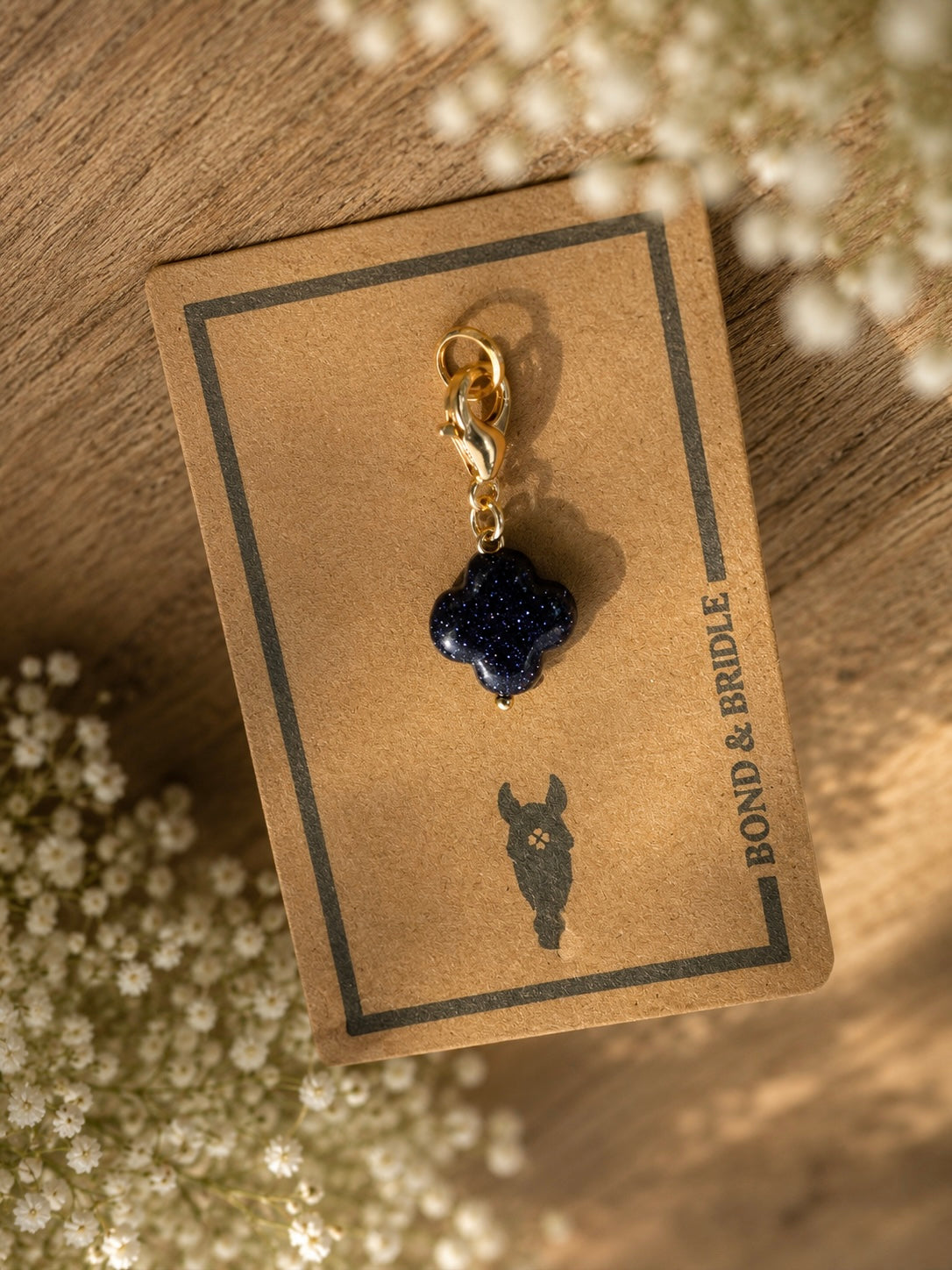 Lucky Charm Clover Sandstein blau