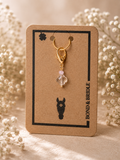 Lucky Charm Crystal Clover clear
