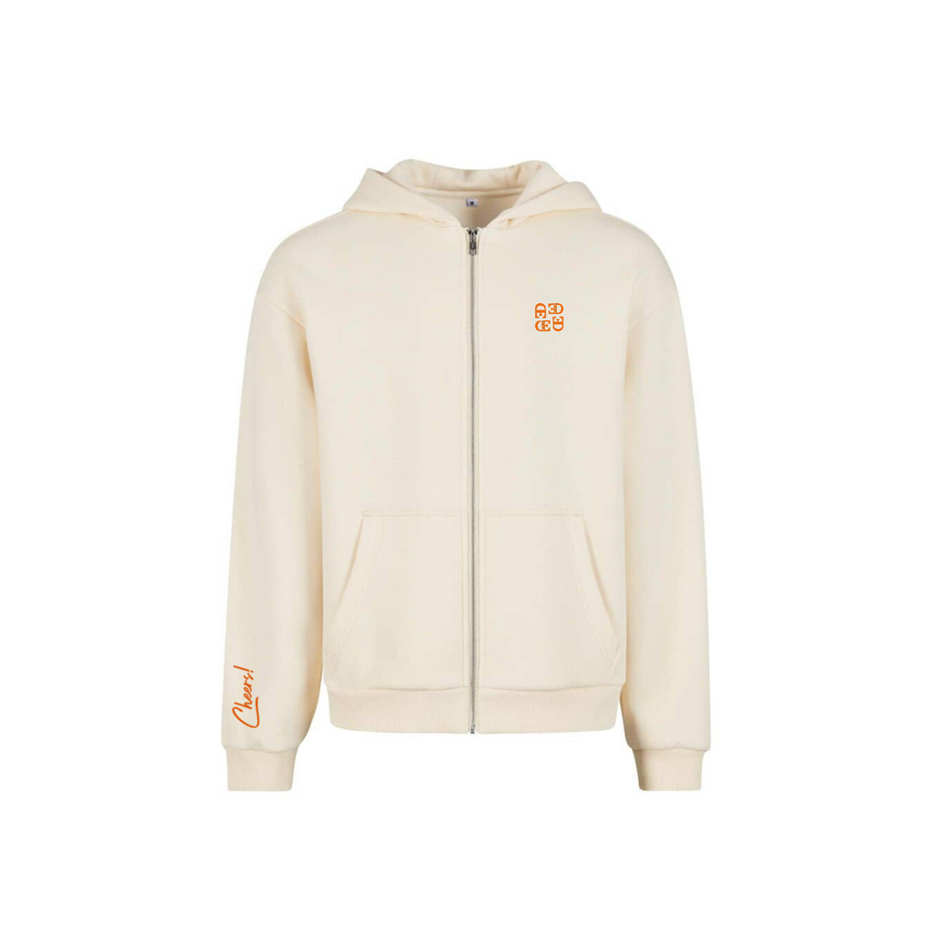 Jacke Sunshine + Horses creme/ orange