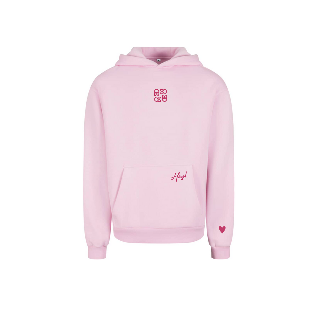 Hoodie Horses first rosa/ pink