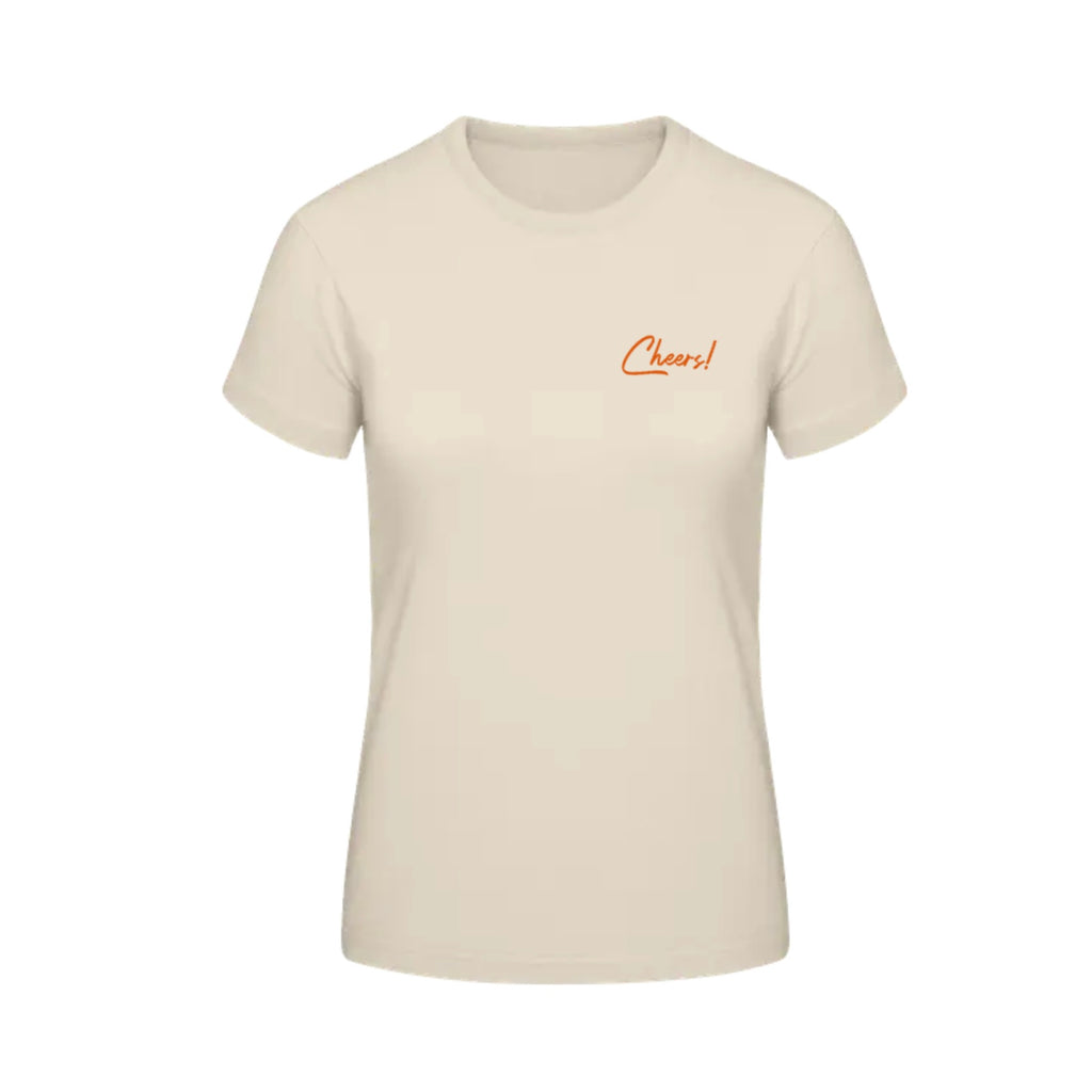 T-Shirt Sunshine + Horses creme/ orange