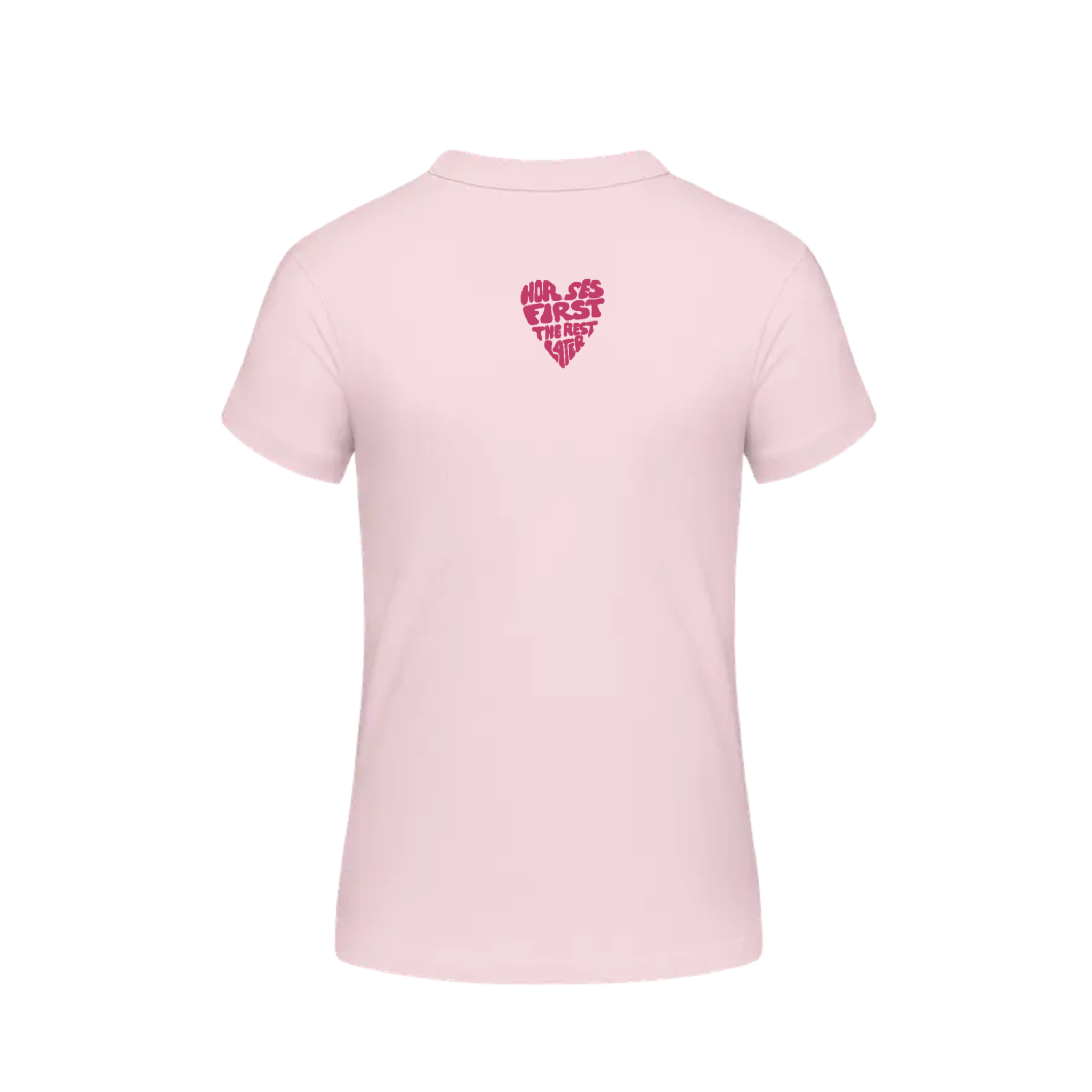 T-Shirt Horses First rosa/ pink Crystal