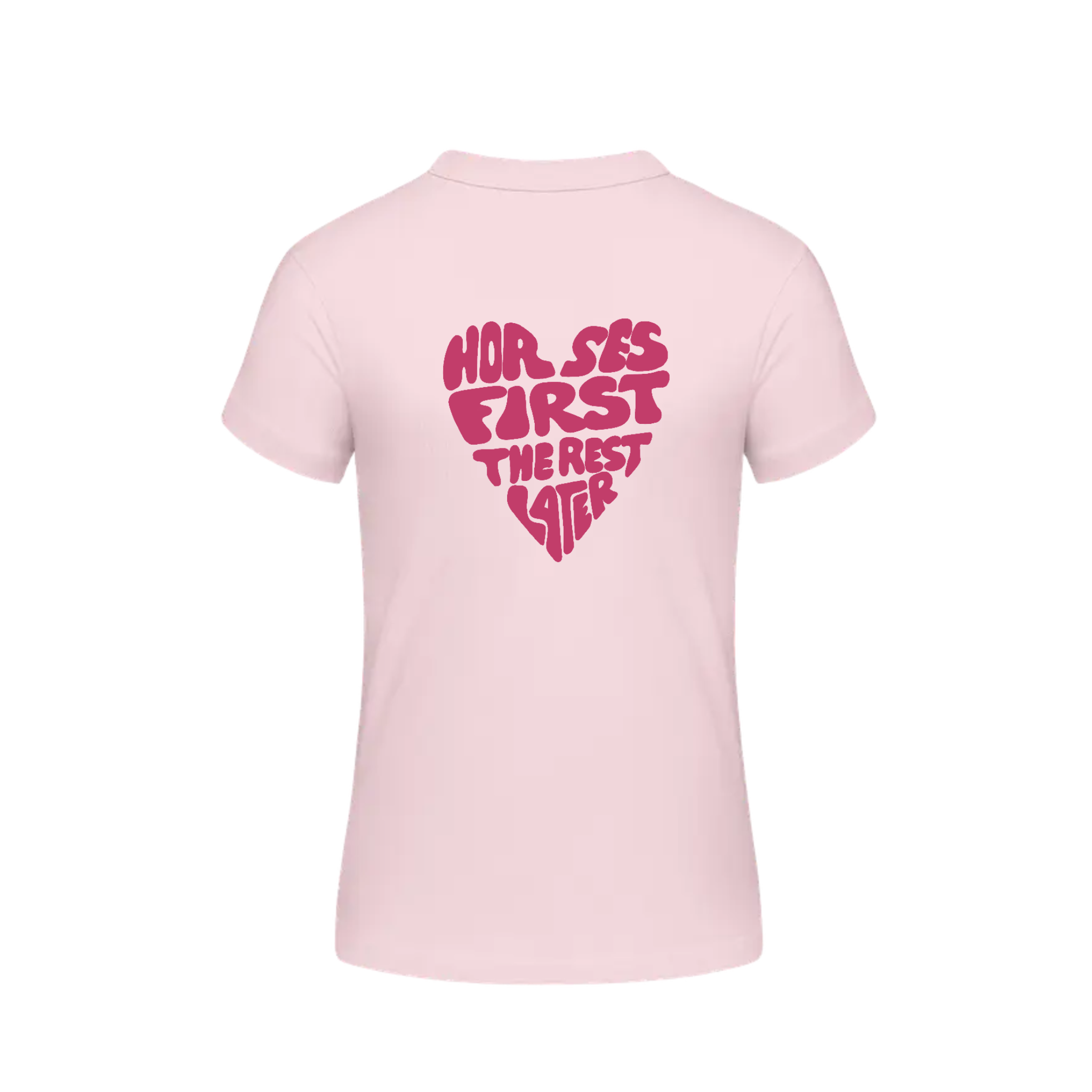 T-Shirt Horses First rosa/ pink