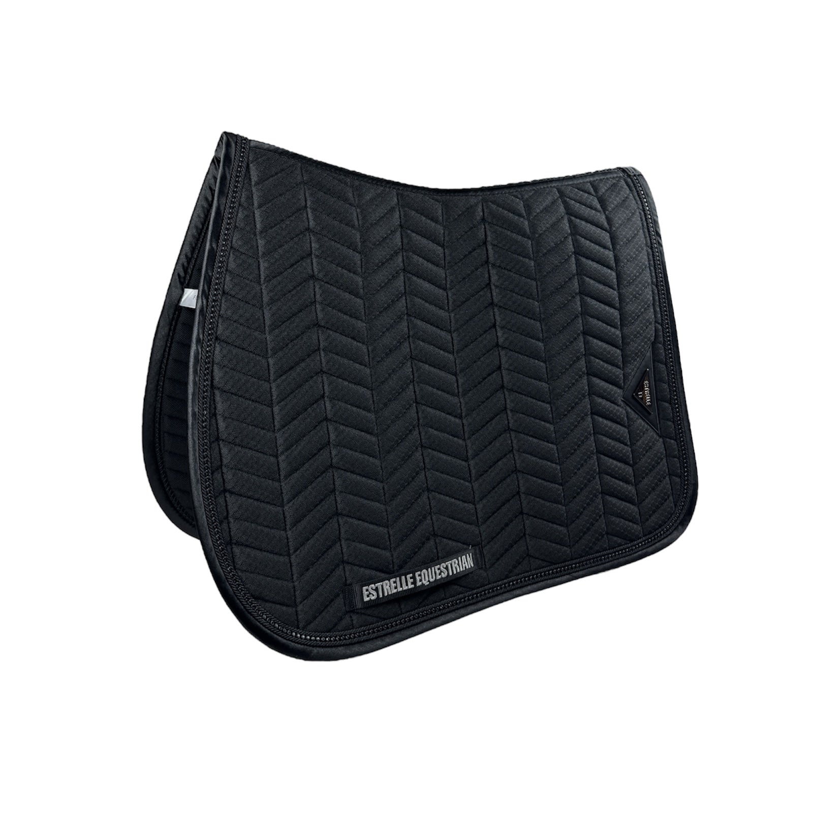 ED-Black Diamond Dressage Saddle Pad - Black
