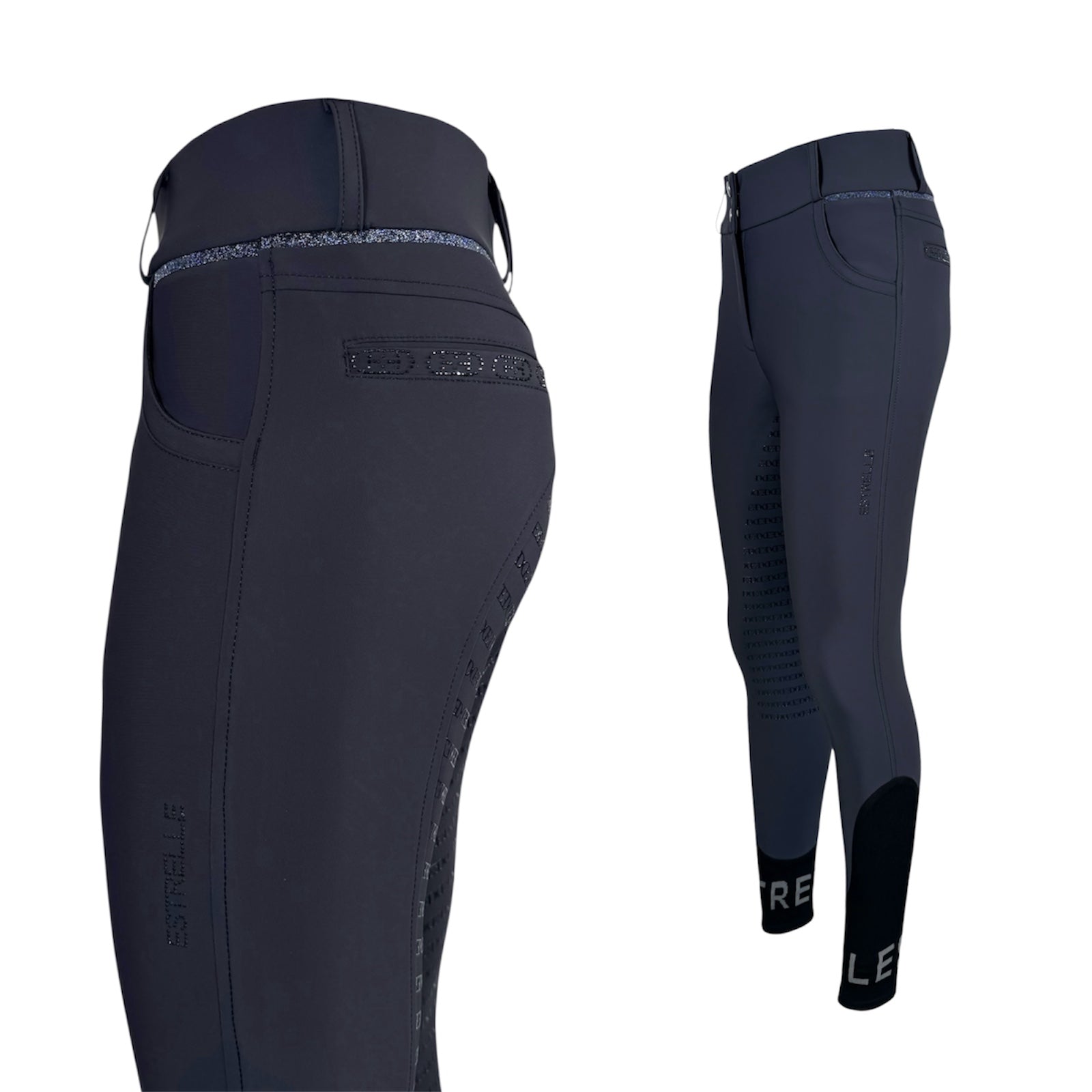 ED-Crystal Chain Riding Breeches