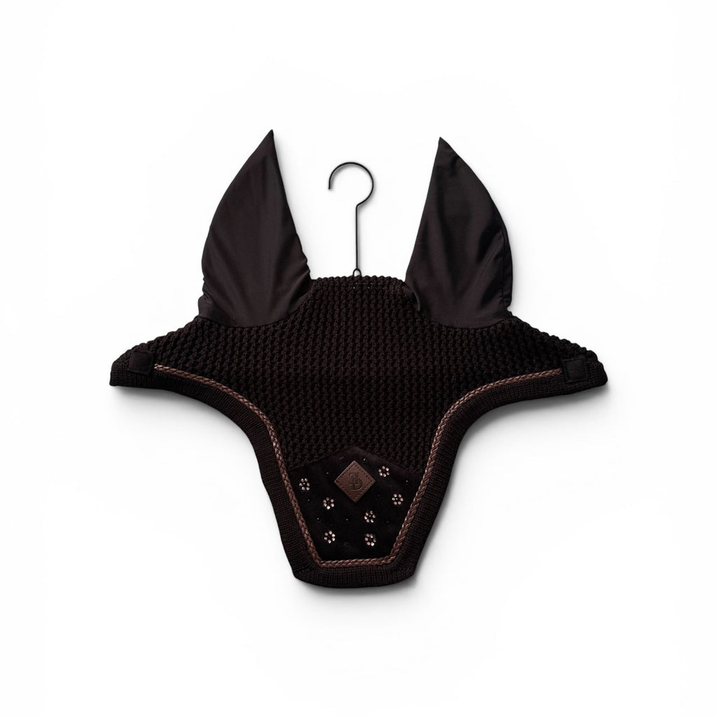 Masque anti-mouches en velours ED-Ocala - Noir