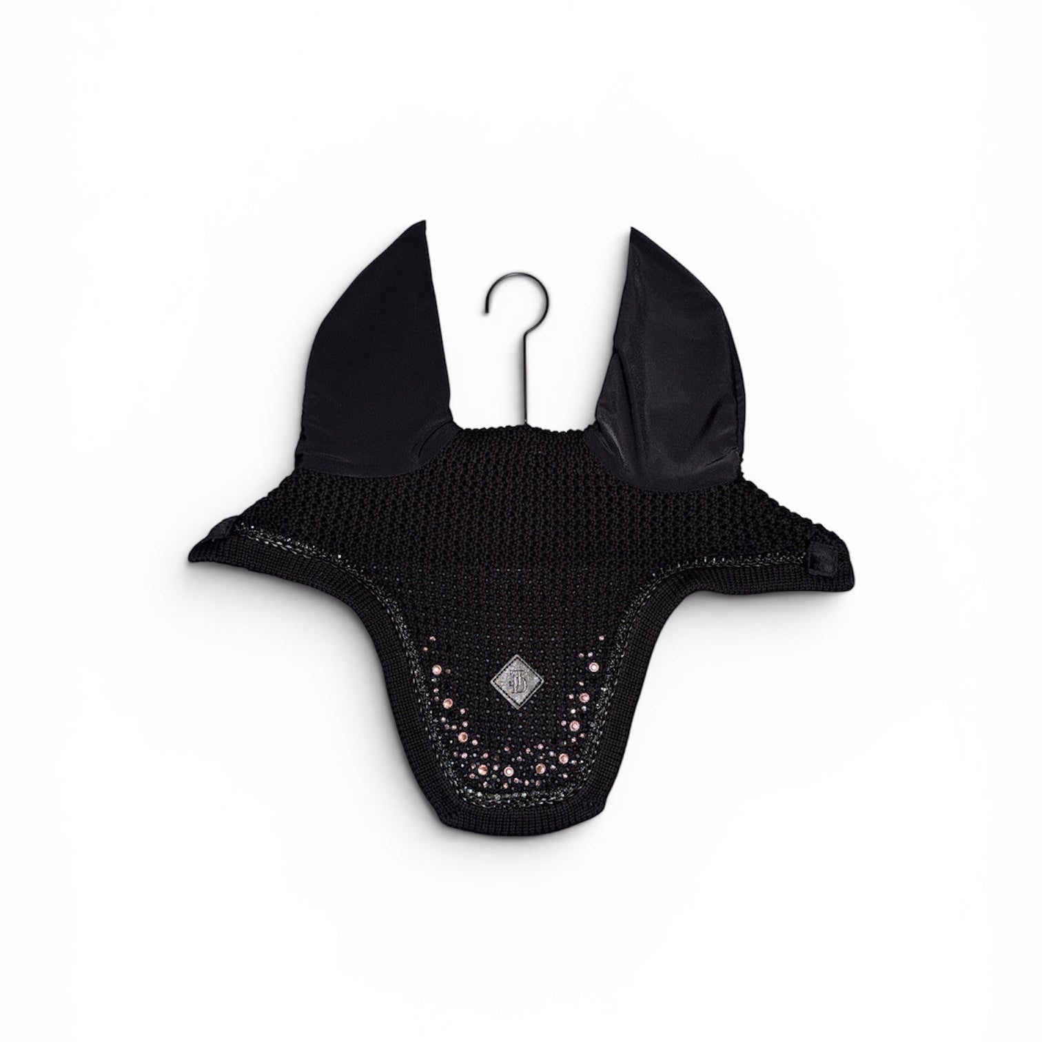 ED-Crystal fly bonnet, black